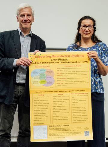 Poster award presentation - Supporting neurodiverse students